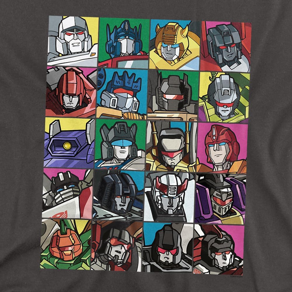 Popfunk Transformers Squares T-Shirt Athletic Heather