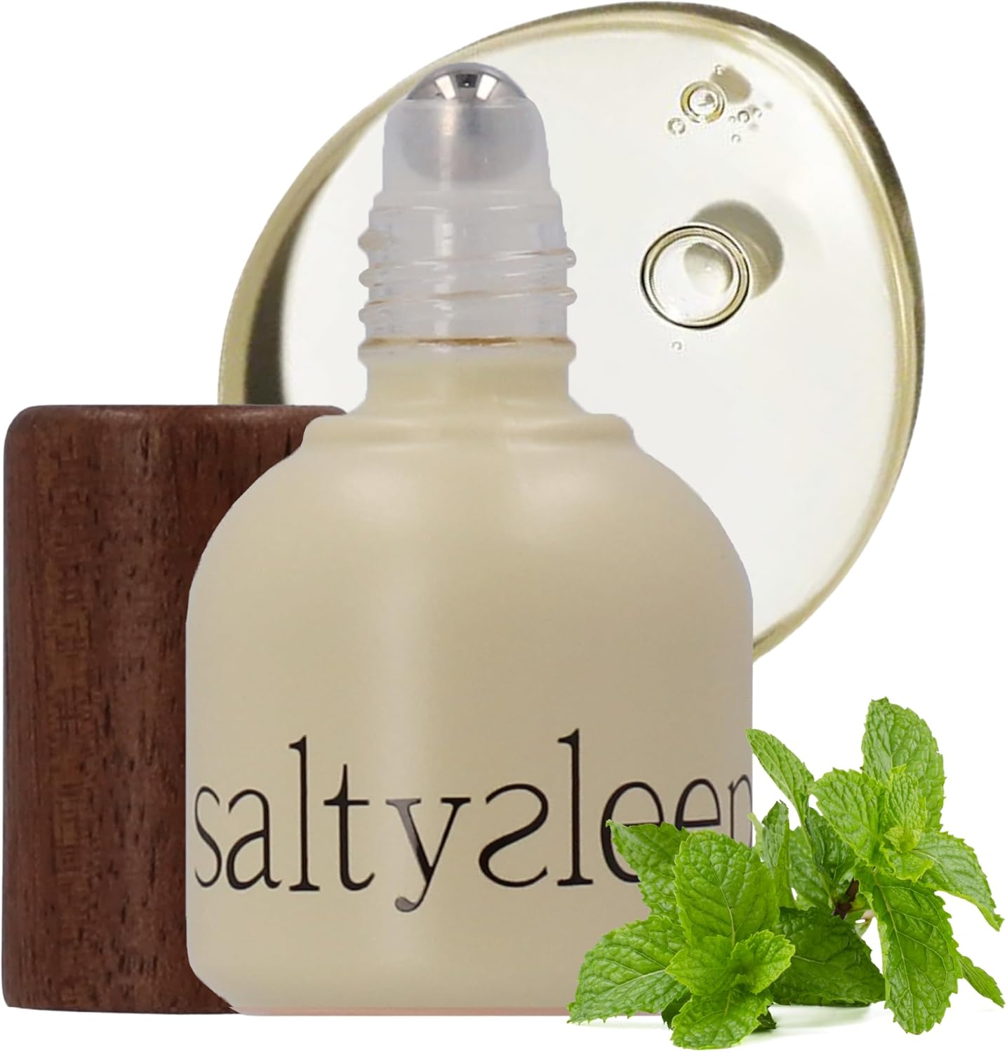 Peppermint Aroma Oil Roll-On – Instant Focus, Cooling Relief, and Natural Energy Boost, Relaxation Support – 40% Menthol 0.33fl.oz/10ml