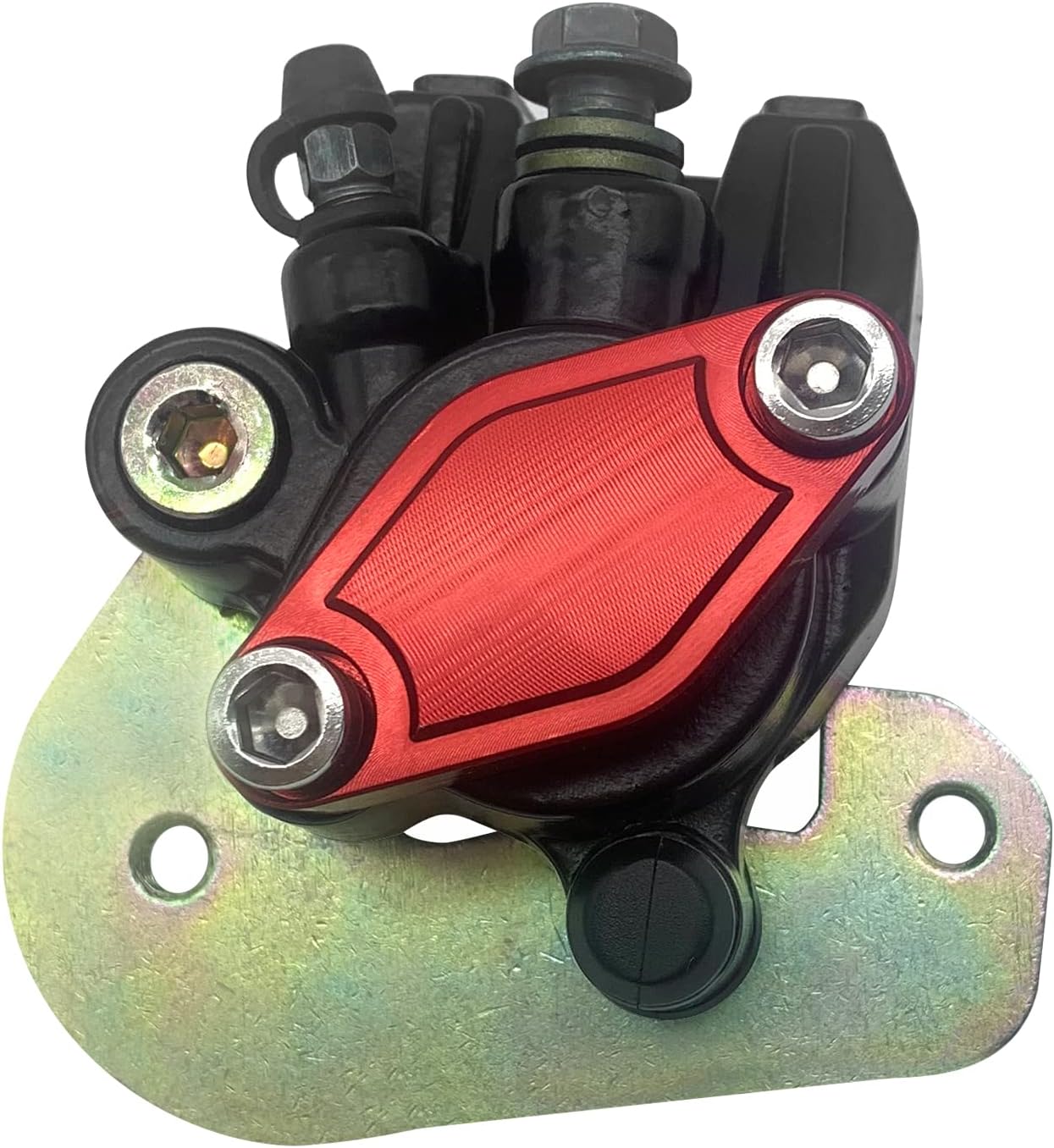 Rear Brake Caliper With Parking Brake Off Block for Honda TRX400 Sportrax 400 TRX400EX 2005-2008 TRX400X 2009-2014, OEM# 43250-HN1-A41