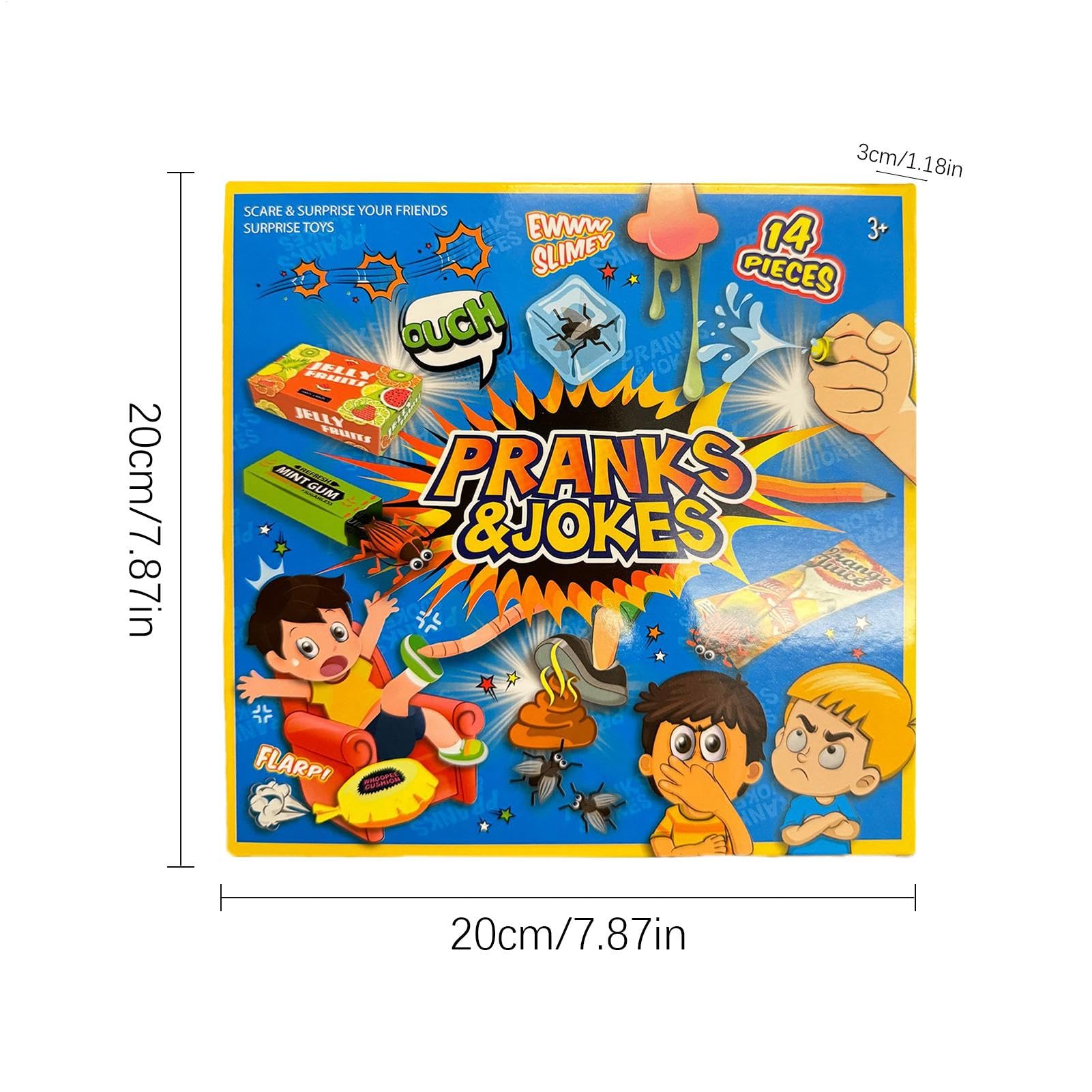 Prank Sachen Scherzartikel Set Für Kinder - Streiche & Witze Für Aprilscherz  & Halloween Scherzartikel Kinder