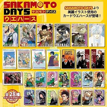 サカモトデイズ　ステータスカードコレクション　未開封20点　ジャンプ　南雲　大佛 SAKAMOTO DAYS』ステータスカードコレクション 第1