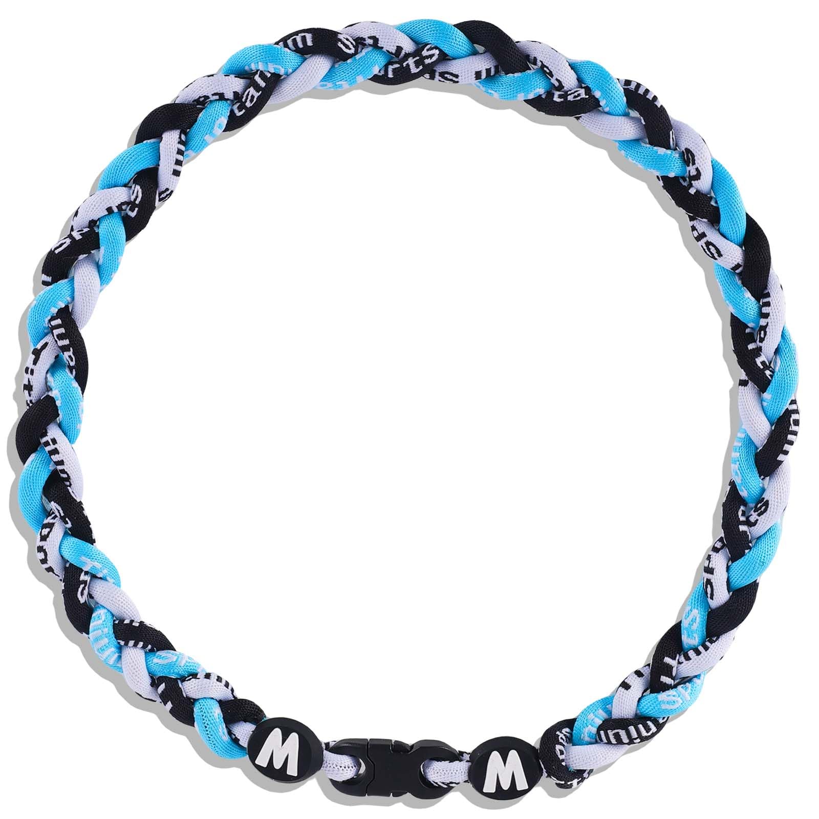 Willtok Premium 18inch Baseball Necklace w/Nylon Tri-Braided Rope Tornado Design