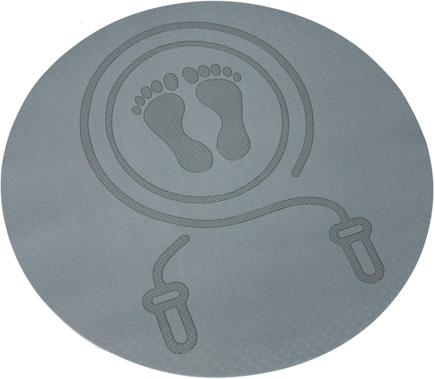 YARNOW Non Slip Tpe Jump Rope Mat Shockproof Exercise Pad for Indoor Fitness Mute Floor Cushion Comfortable and