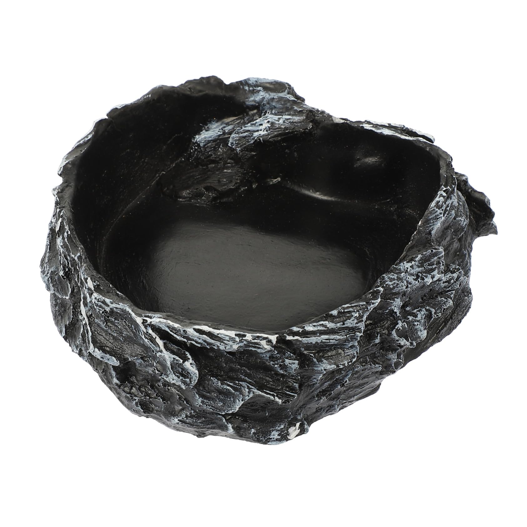 Ciotola Acqua Rettili Decorativa Antiribaltamento per Lucertole Tartarughe e Piccoli Rettili Alimentatore Stabile e Facile da Pulire per Terrario