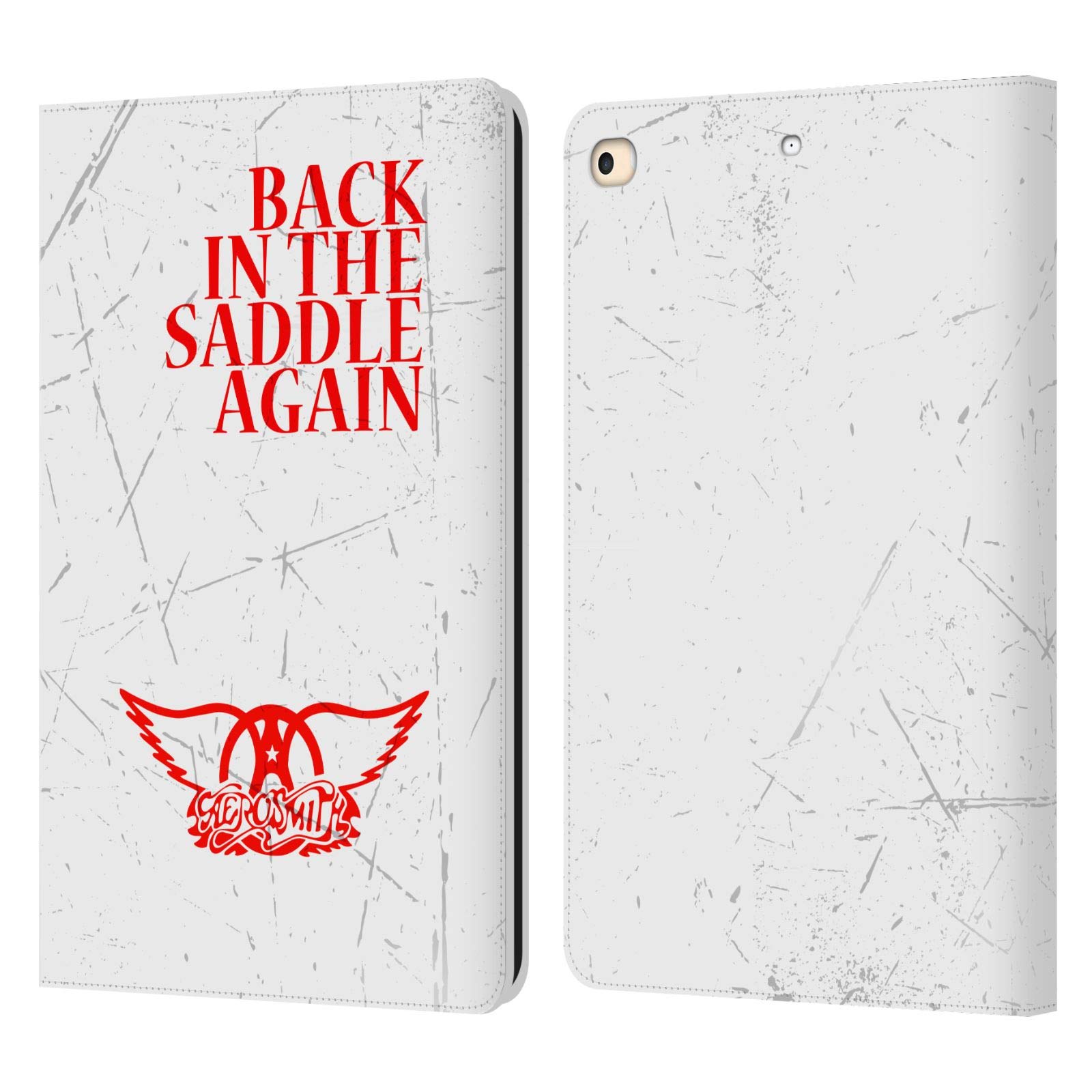 Étui portefeuille cuir iPad 9.7 résistant aux rayures Head Case Designs Aerosmith