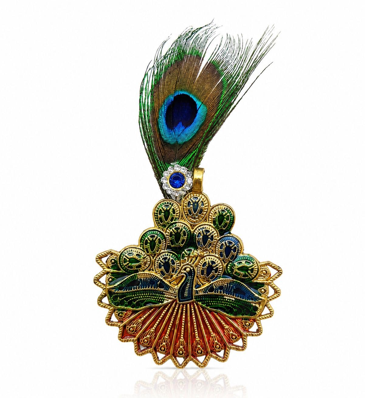 Traditional Indian Deity God Shree Jagannatha Puri, Shrinathji, Khatu Shyam Ji Brooch Stone Studded Lapel Pin For Men Suit Kurta Women Saree, Mor Pankh Pearl For Wedding Festival-image-37