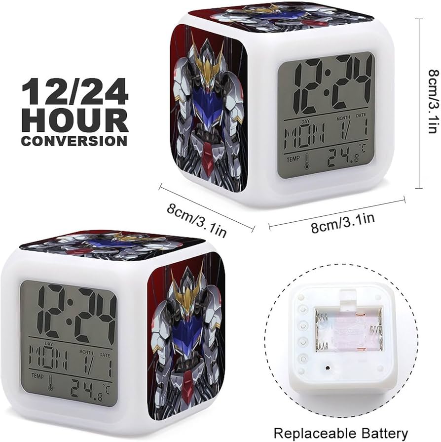 Amazon.co.jp: 機動戦士ガンダム 目覚まし時計 アナログ 大音量