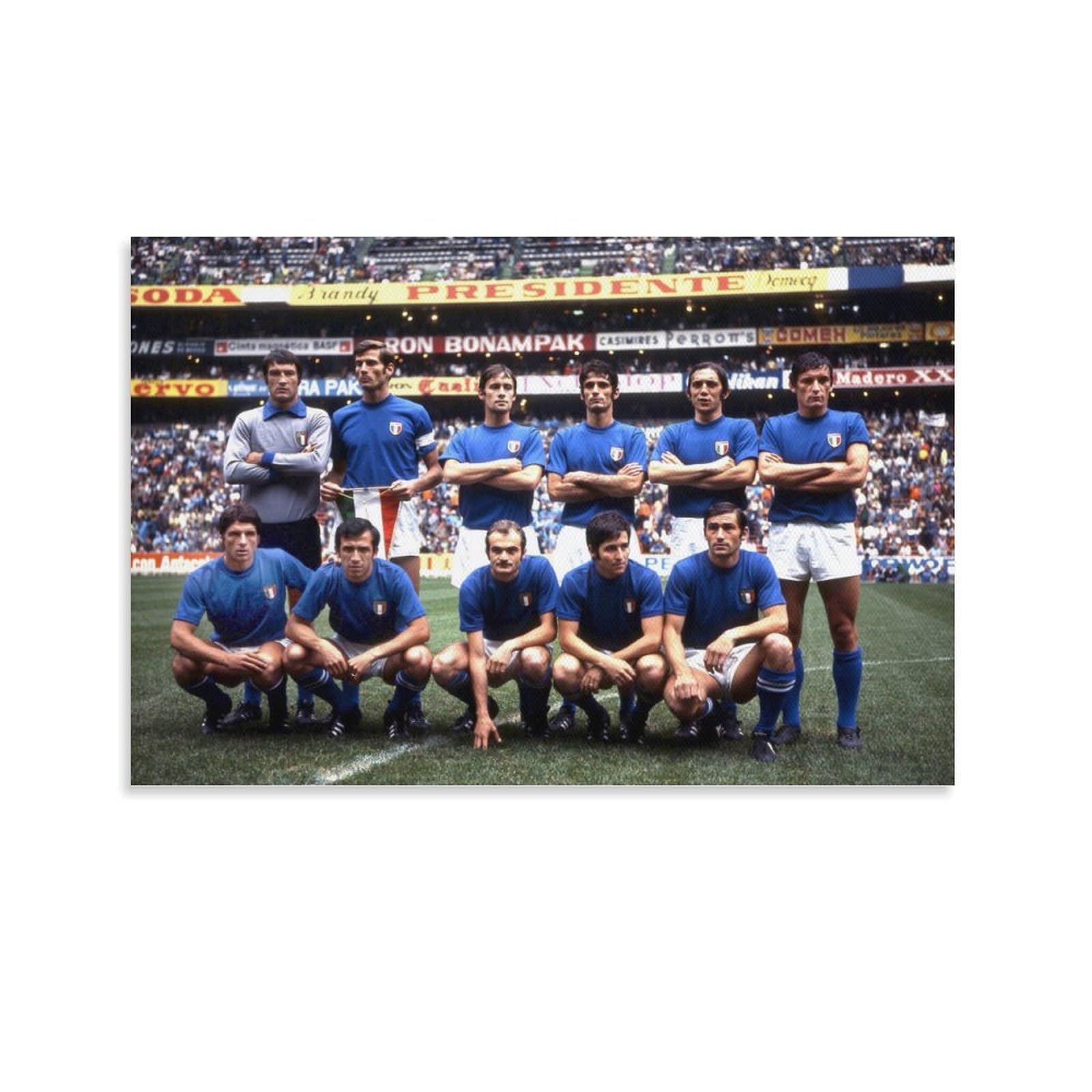 Poster Calcio Italia Campione Del Mondo 1982 Intrepido - Vintage Football