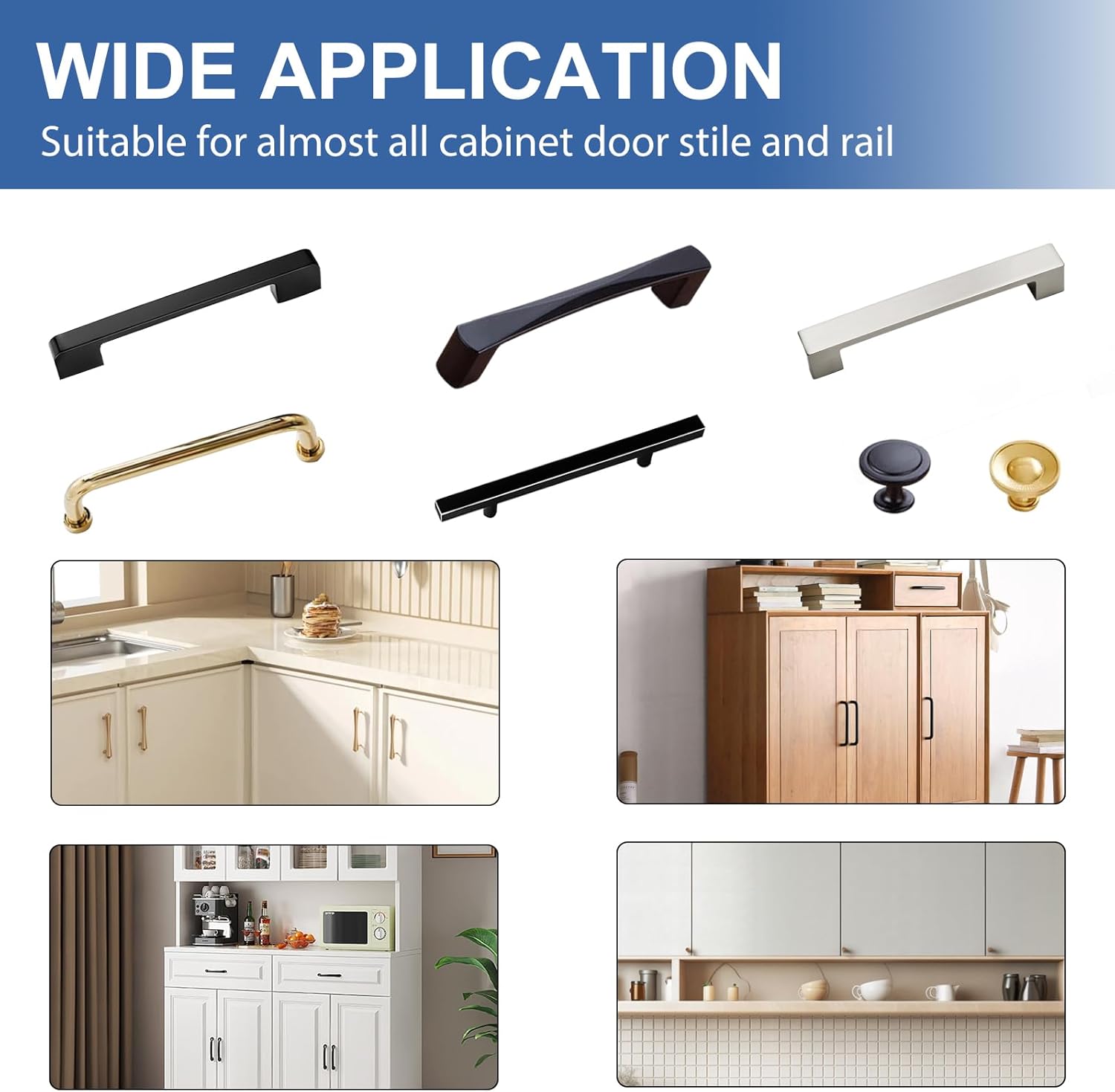 14-Piece Cabinet Hardware Jig Tool Set, Black Aluminum Alloy Cabinet Handle Jig & Drill Guide Template for Drawer Knobs, Door Pulls, Cabinet Handle Template & Hinge Adjustment Tool