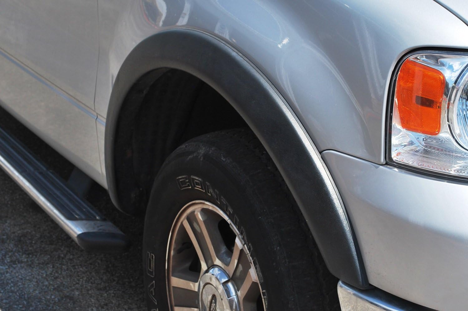 RealTruck Lund SX310S Elite Series Black Sport Style Standard Front and Rear Fender Flare - 4 Piece