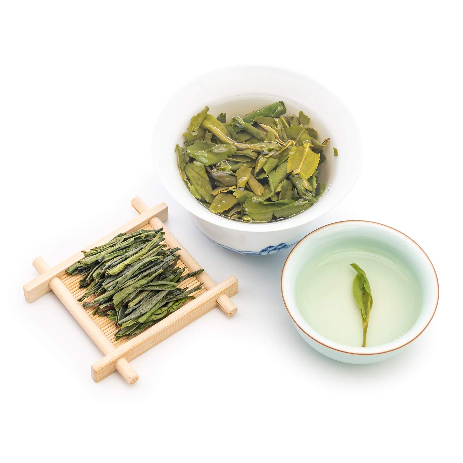 oriarmcha 225g / 8oz Lu An Gua Pian Tè Verde in Foglie - China High Mountain Green Tea Leaves Liu An Melon Seed - Relaxing Chinese Breakfast Tea - Tè Cinese Morning Wake Up