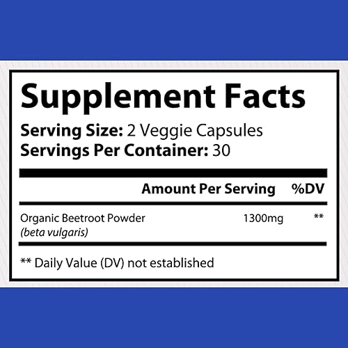 Miniatura 8 de Suplemento de raíz de remolacha  Óxido nítrico para energía, circulación y salud cardíaca - Apoya la resistencia, el flujo de oxígeno y la claridad