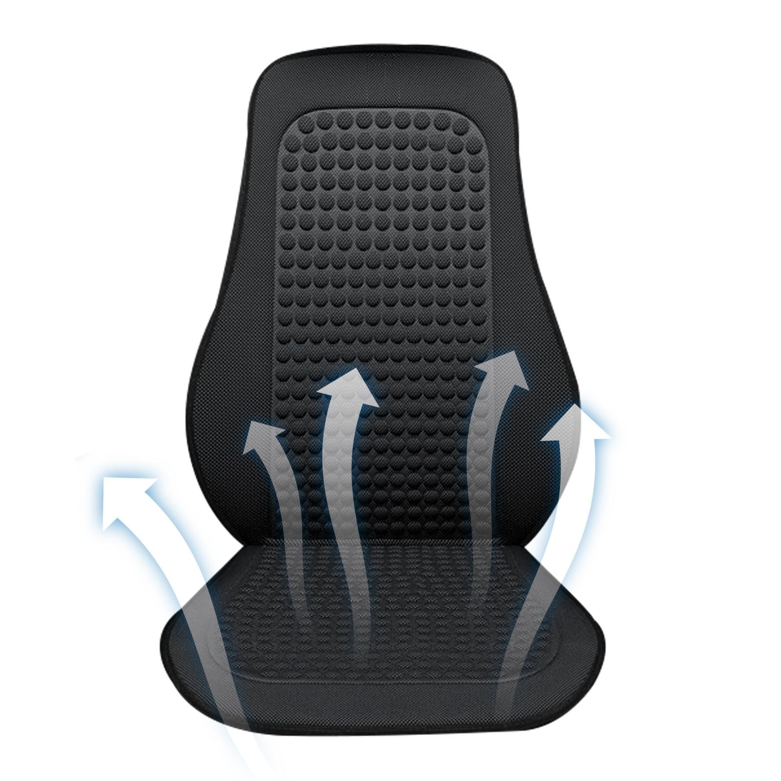 Housse de siège rafraîchissante pour voiture, housse de siège de voiture rafraîchissante, aérée et respirante, coussin d'air de refroidissement pour siège , pour voiture, camion, SUV