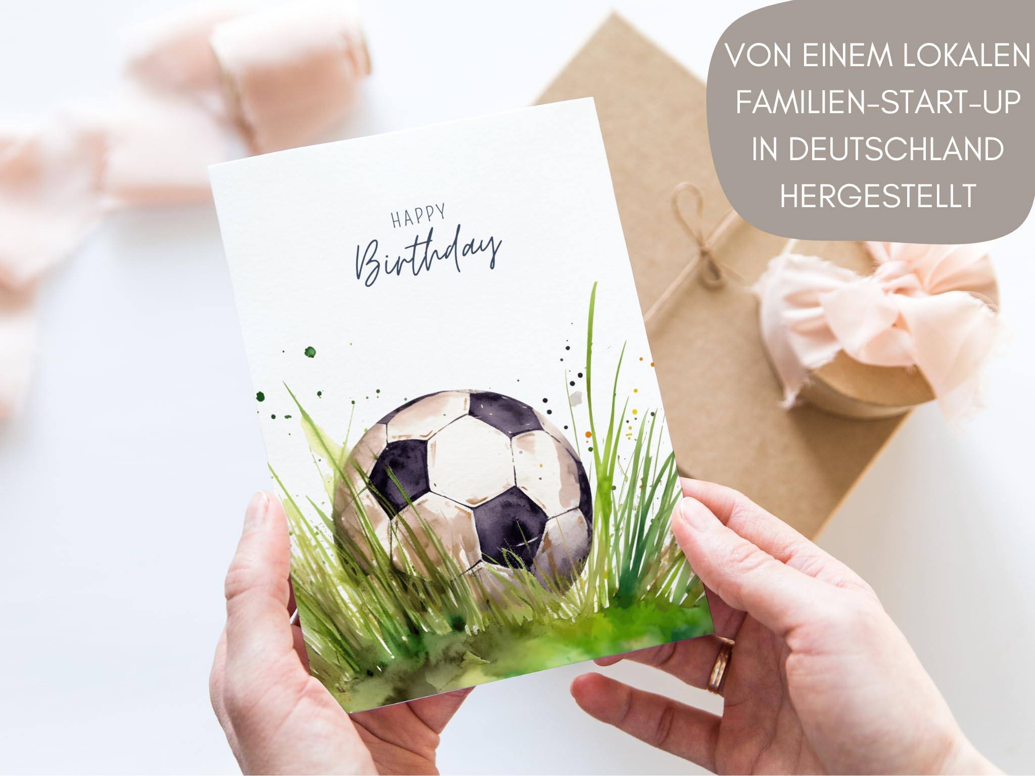 Fußball-Geburtstagskarte – Cooles Design Für Jungs, Männer & Fans | Persönlich Beschriftbar