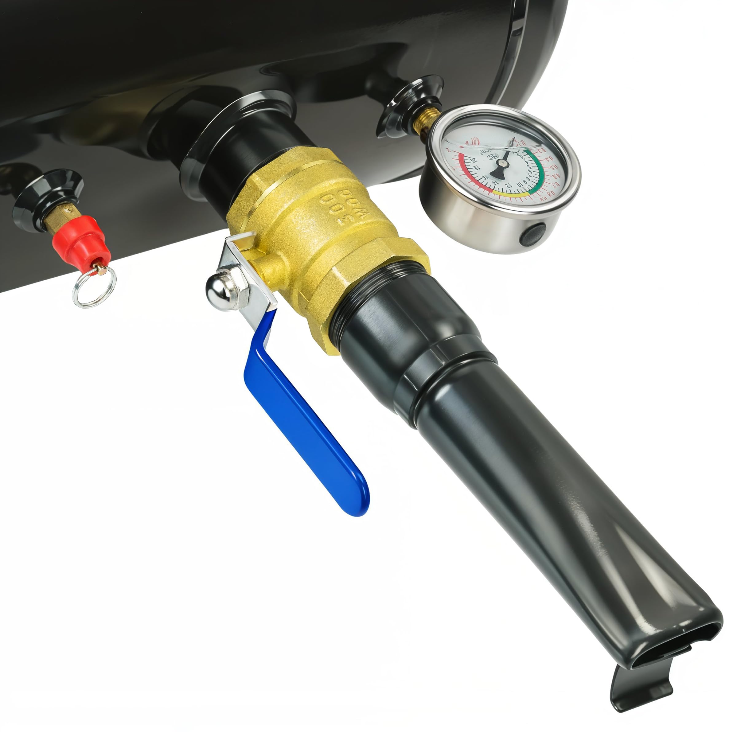 Stix Automotive Equipment Booster per pneumatici - 19L - Bazooka pneumatici - Tallonatore Per Gomme - impatto - 6-8bar
