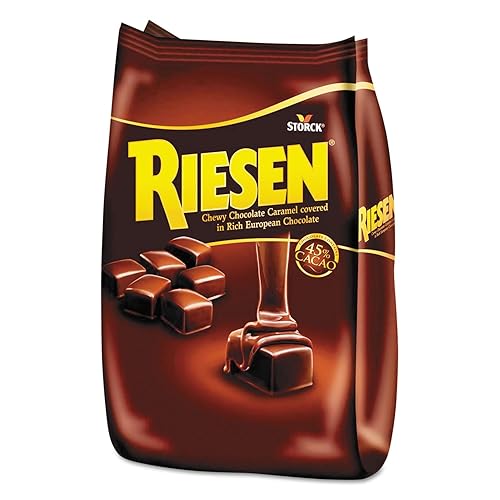 Riesen 398052 - Caramelos de chocolate y caramelo, bolsa de 30 onzas