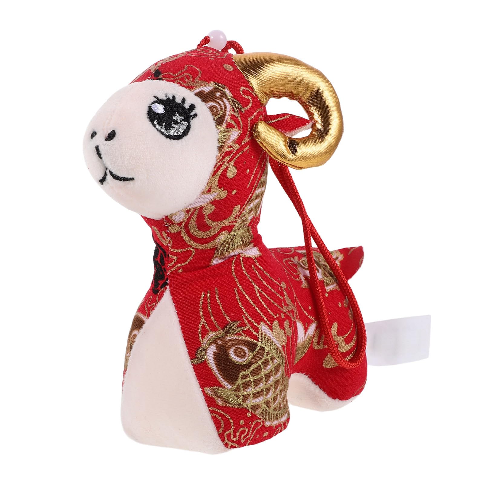 INOOMP Lunar New Year Goat Stuffed Figure, 2027 Sheep Mascot Statue