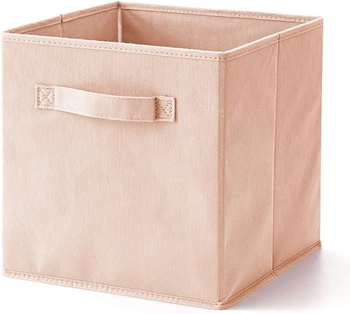 Miniatura 7 de EZOWare Juego de 12 cestas plegables plegables para guardería organizador de juguetes para niños gabinete de estante - cornejo de palo  gris