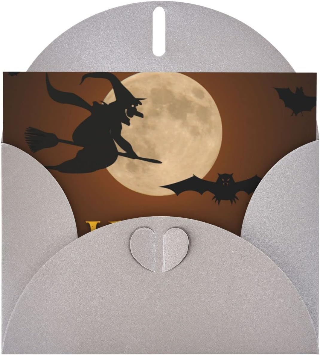 Fliegende Halloween-Hexe Auf Besen 180cm | Grusel-Deko Mit Licht & Sound Für Garten