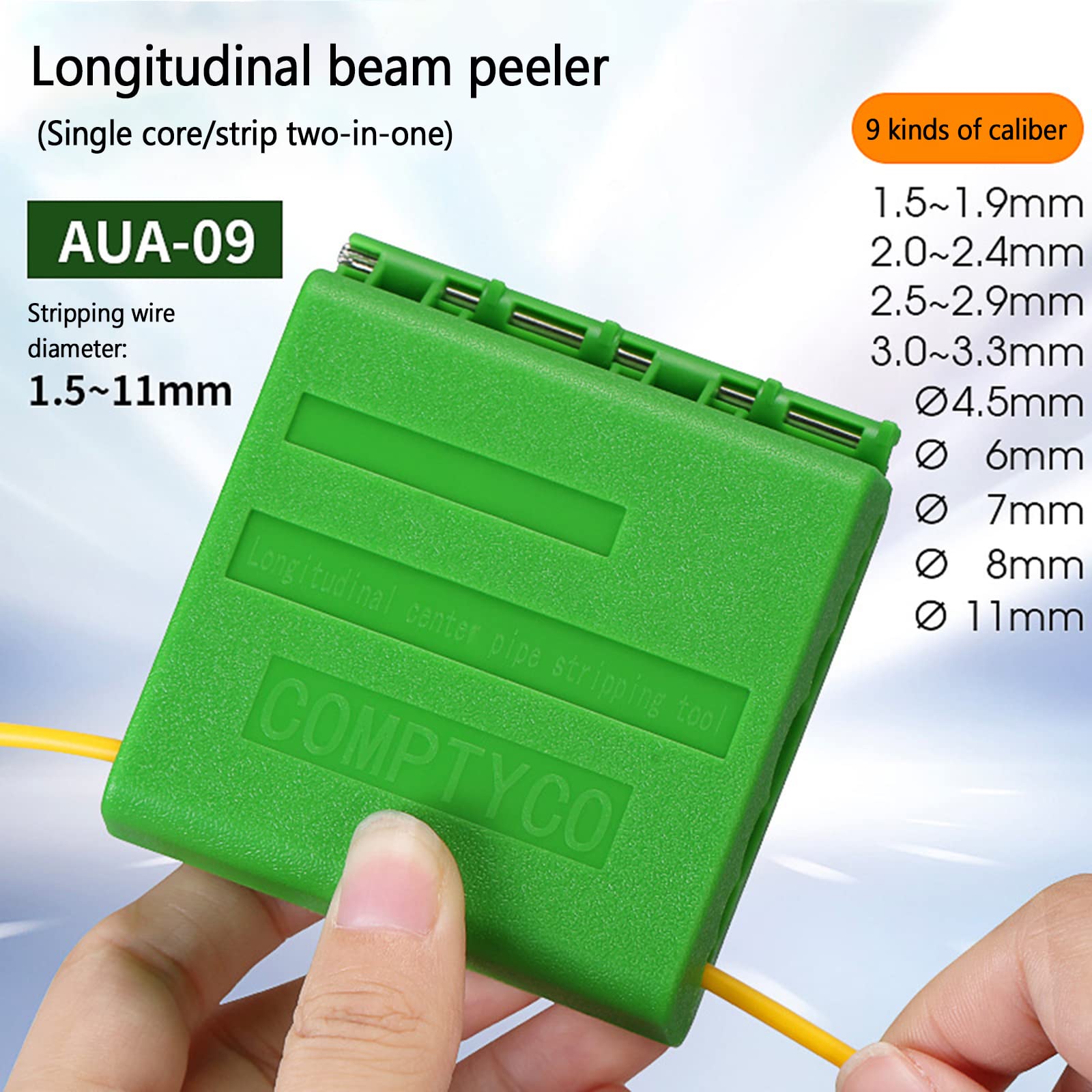 Paopaoldm Fiber AUA-09 Fiber Ribbon Cable 1.5-11mm Longitudinal