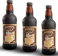 Cerveja Stout Benedita Cervejaria Louvada 500ml Kit 3un Sem Glúten