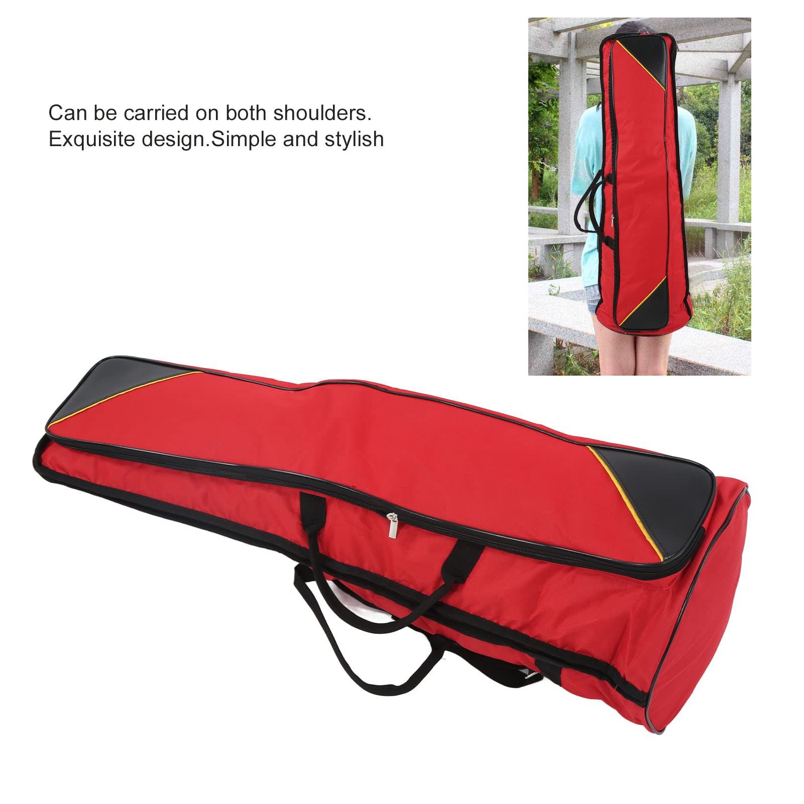 Sac de Trombone, Sac de Trombone en Tissu Oxford résistant à l'eau avec bandoulière réglable et Poche pour partitions, pour Musiciens et étudiants