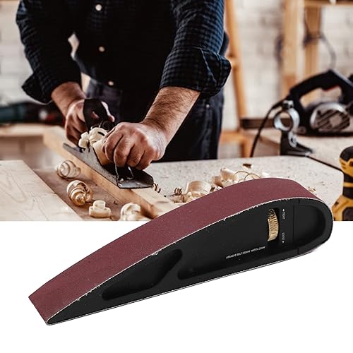 Miniatura 9 de Soporte para papel de lija, manual multifuncional ajustable, pulidor de lijado manual de aleación de aluminio, herramientas de lijado para Con 15