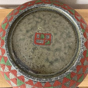 Amazon.co.jp: 益子焼 浅野勝 銀泥加彩大鉢 : 文房具・オフィス用品