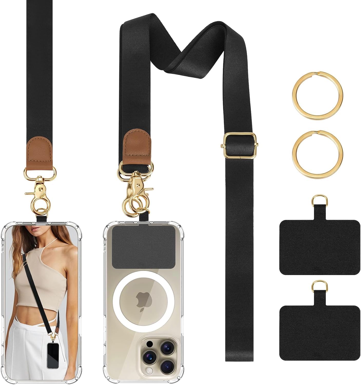 Amazon.com: takyu Phone Lanyard, 2 Pack Adjustable Phone Strap ...