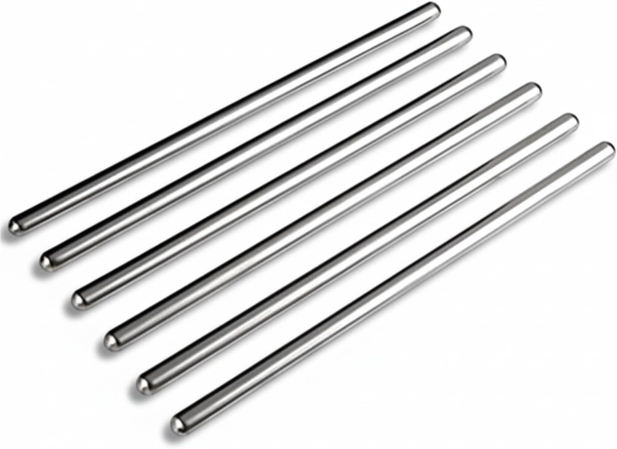 Unika Worktop Protector Rods Silver 30cm, Pack of 6 – Self-Adhesive Heat Resistant Kitchen Worktop Heat Guards for Hot Pans & Trays, Suitable for Granite, Quartz & Laminate