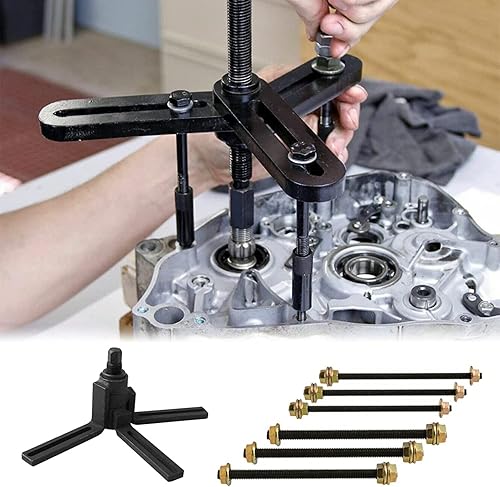 Miniatura 5 de RYANSTAR RACING Divisor de cárter de motocicleta extractor de volante para motocicleta Dirt Bike ATV herramienta para desmontar motores de 2 o 4