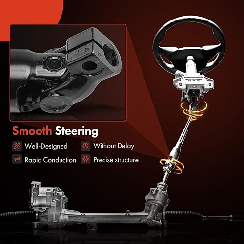 Miniatura 6 de A-Premium Eje inferior de la columna de dirección compatible con Chevrolet Trailblazer 2002-2009, Trailblazer EXT y GMC Envoy, Envoy XUV y Buick