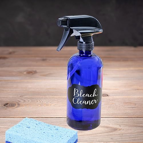 Miniatura 2 de Botella de plástico, de aerosol, con pulverizadores resistentes de vapor, etiqueta para pizarrón (6 unidades) sin BPA, n. 1, uso para aromaterapia,