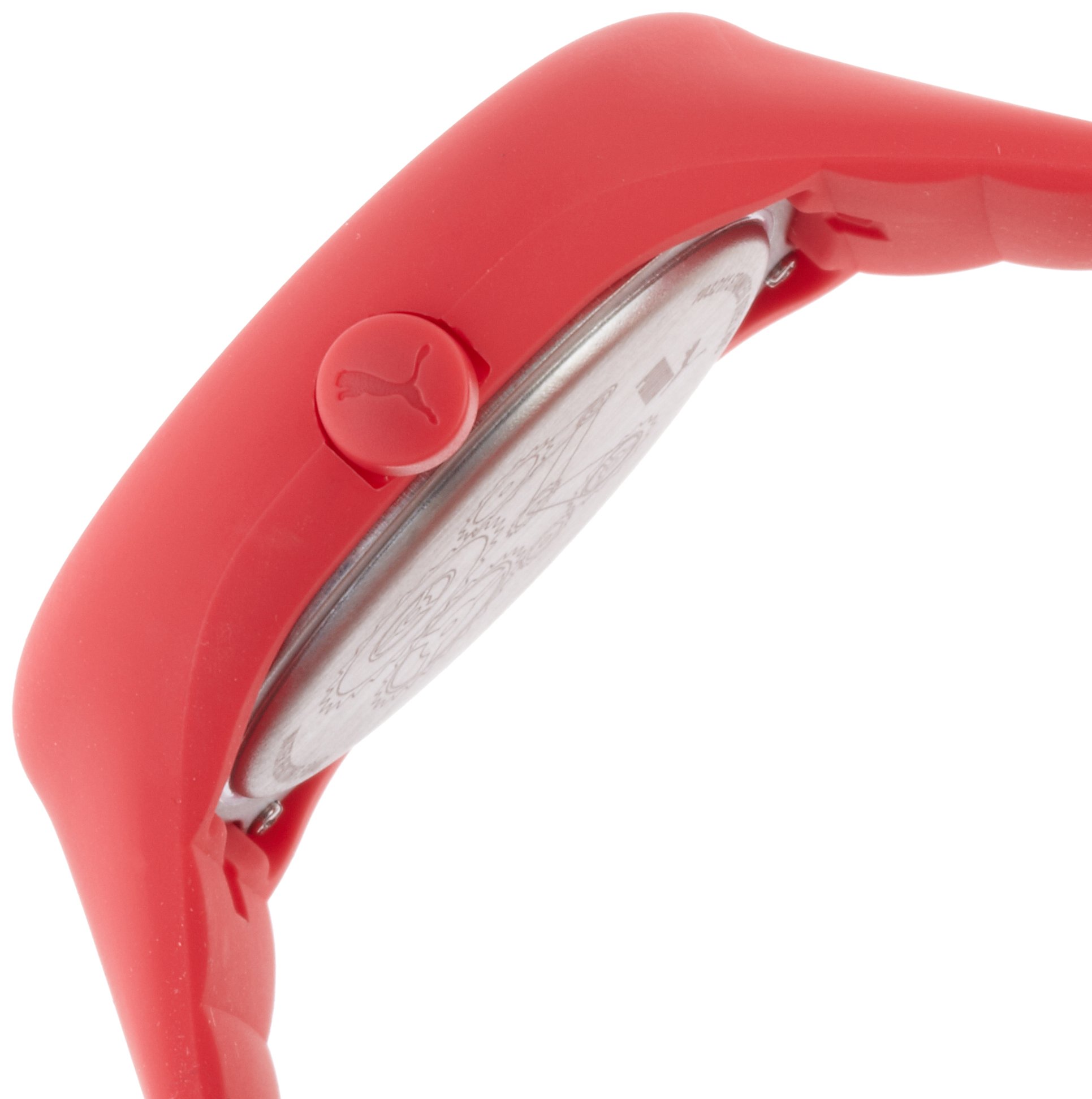 PUMA PU103211003 - Reloj analógico de Cuarzo Unisex con Correa de plástico, Color Naranja
