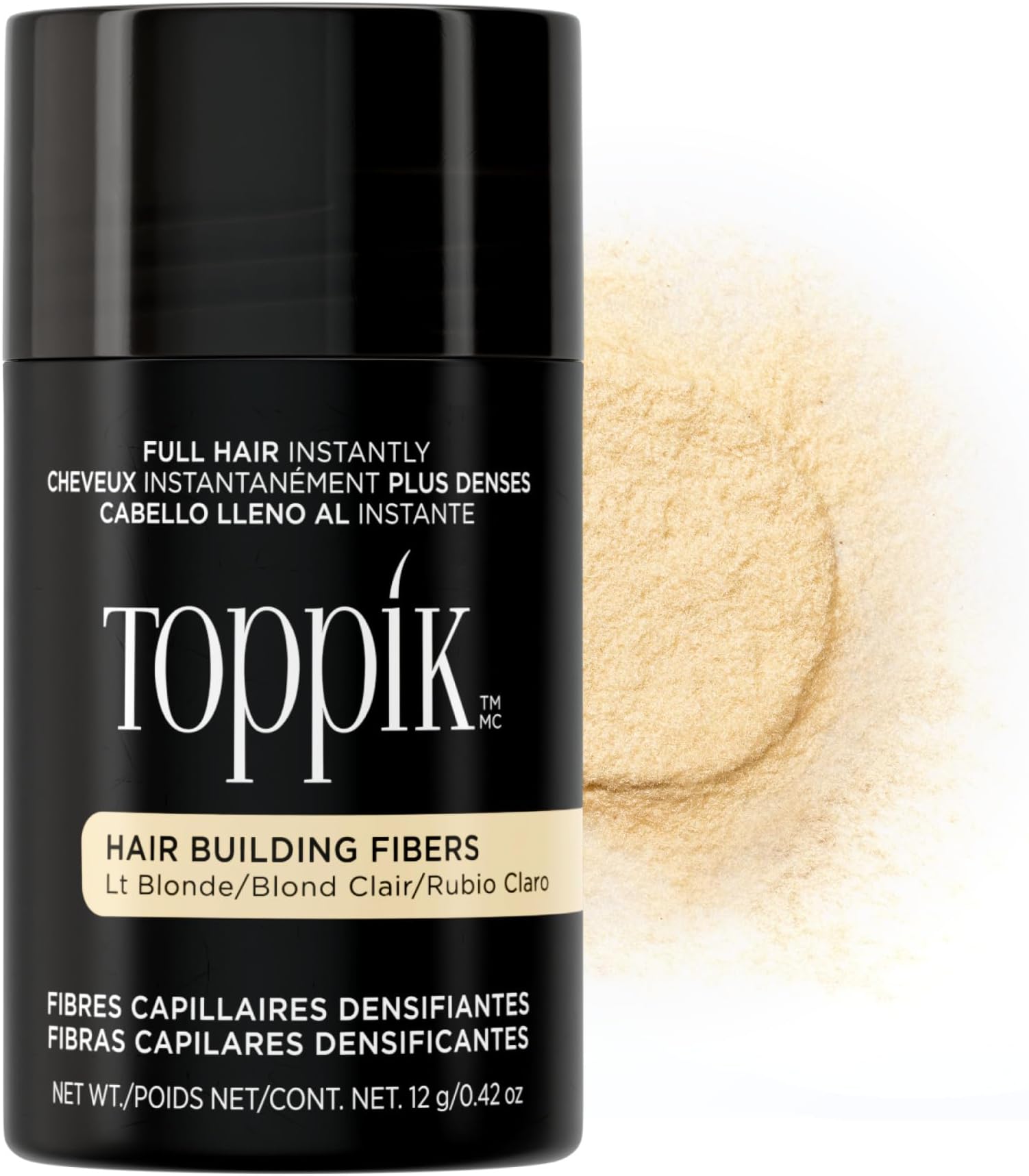 Hair Building Fibers, Fill In Fine or Thinning Hair Instantly Thicker, Fuller Looking Hair 9 Shades,4 size options