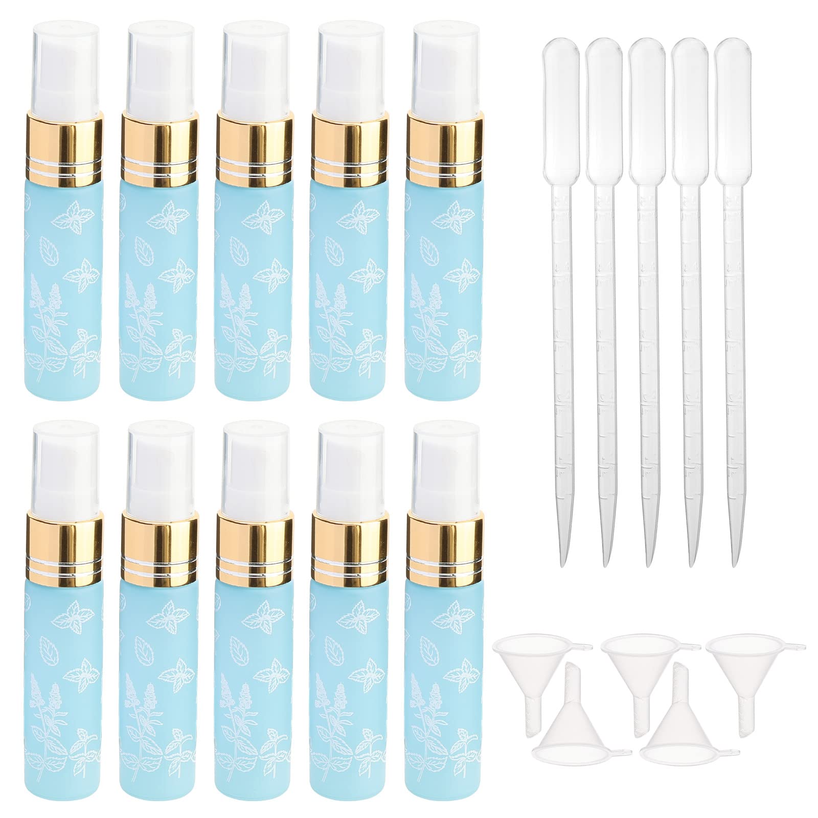 Flacons vaporisateurs de 10 ml en verre pour transporter ses mélanges partout