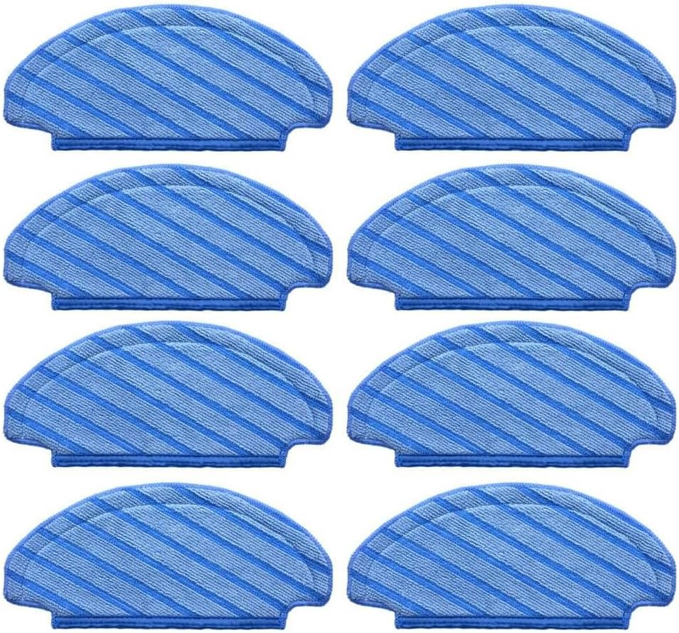 neutop Replacement Washable Mopping Pads Compatible with Ecovacs Deebot T8, T8+, T8 Aivi, N8, N8 Pro/Pro+, N10 Plus, Robot Vacuums and Mops, 8-Pack.