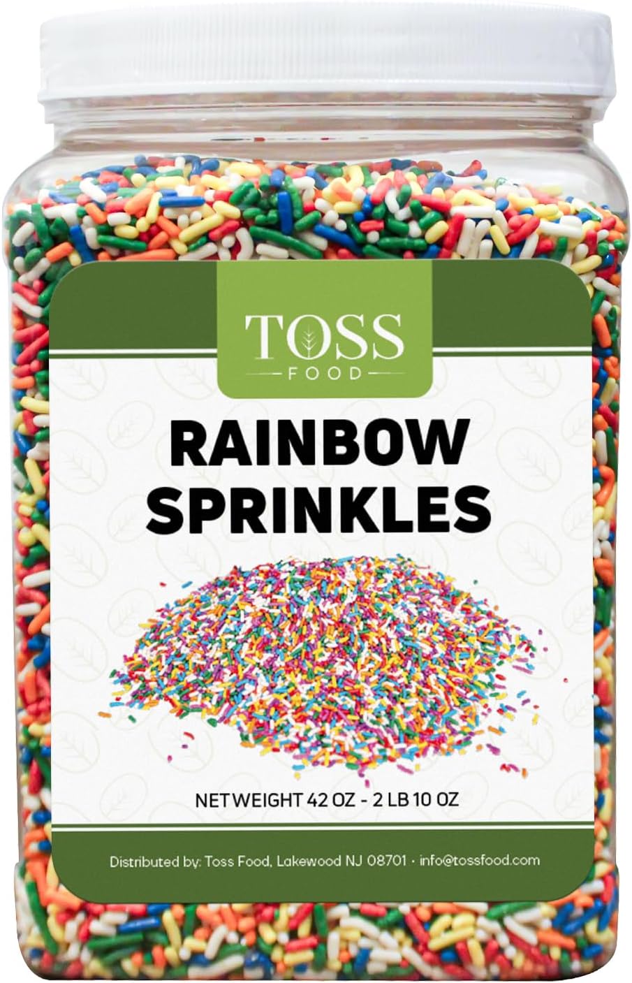 Bakers Choice Rainbow Sprinkles for Baking Rainbow