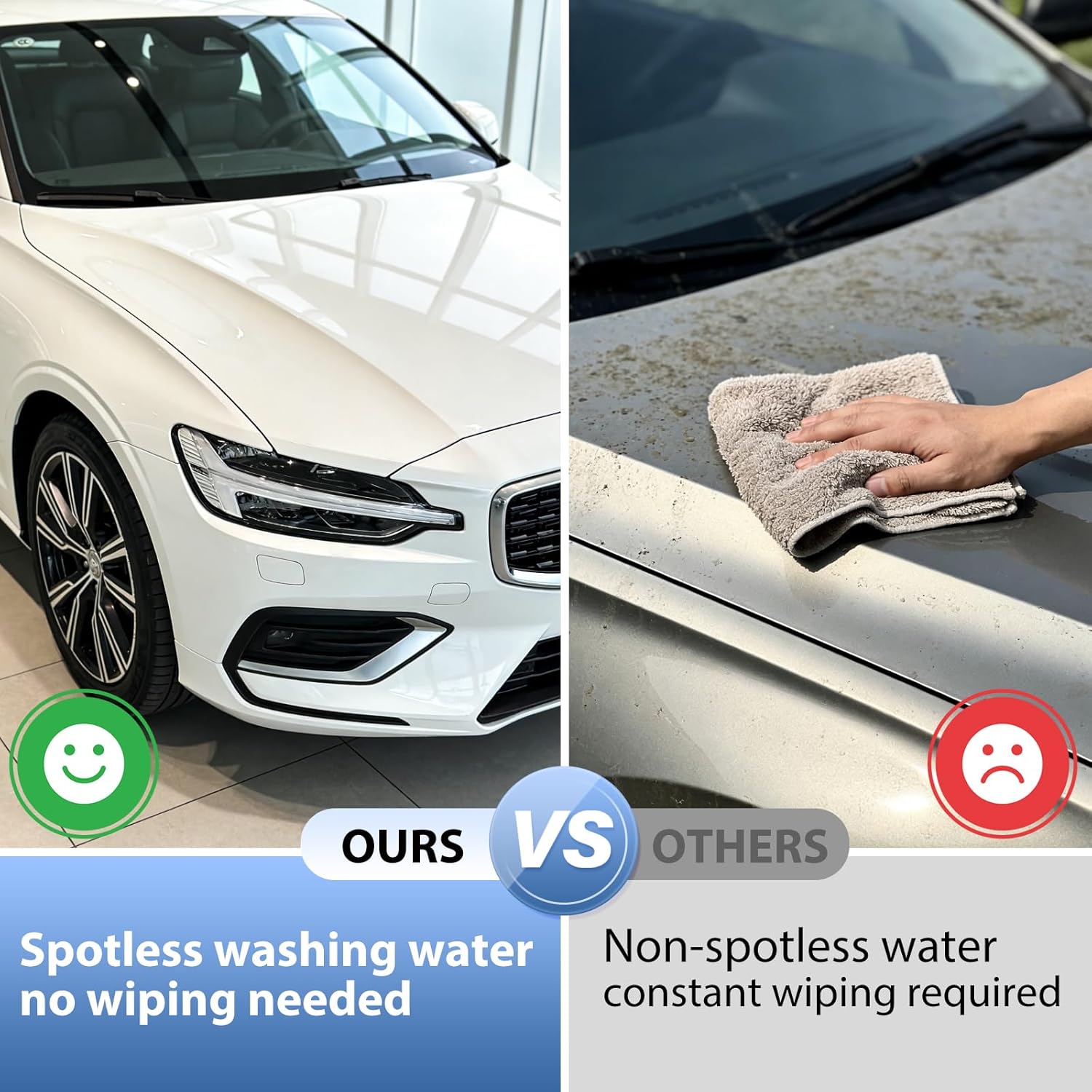 Deionized Spot-Free Car Rinse Unit Spotless Car Wash Water System with Color-Changing Resin, No Towel Drying Required, Ideal for Cars, RVs, Motorcycles, Yachts and Windows