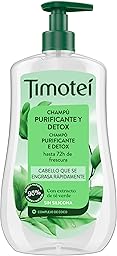 Timotei Champú Purificante y Detox 600ml| Hasta 72h de Frescura | Limpieza Profunda | Cabello Más Suave y Brillante