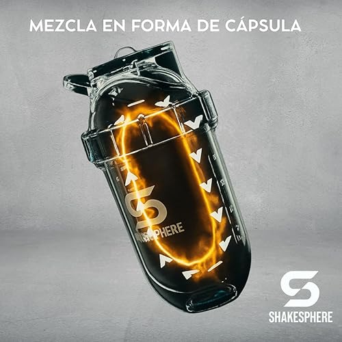 Miniatura 6 de SHAKESPHERE Shaker Bottle - Botella mezcladora de proteínas a prueba de fugas de 24 onzas para mezclas de bebidas antes del entrenamiento, batidos y