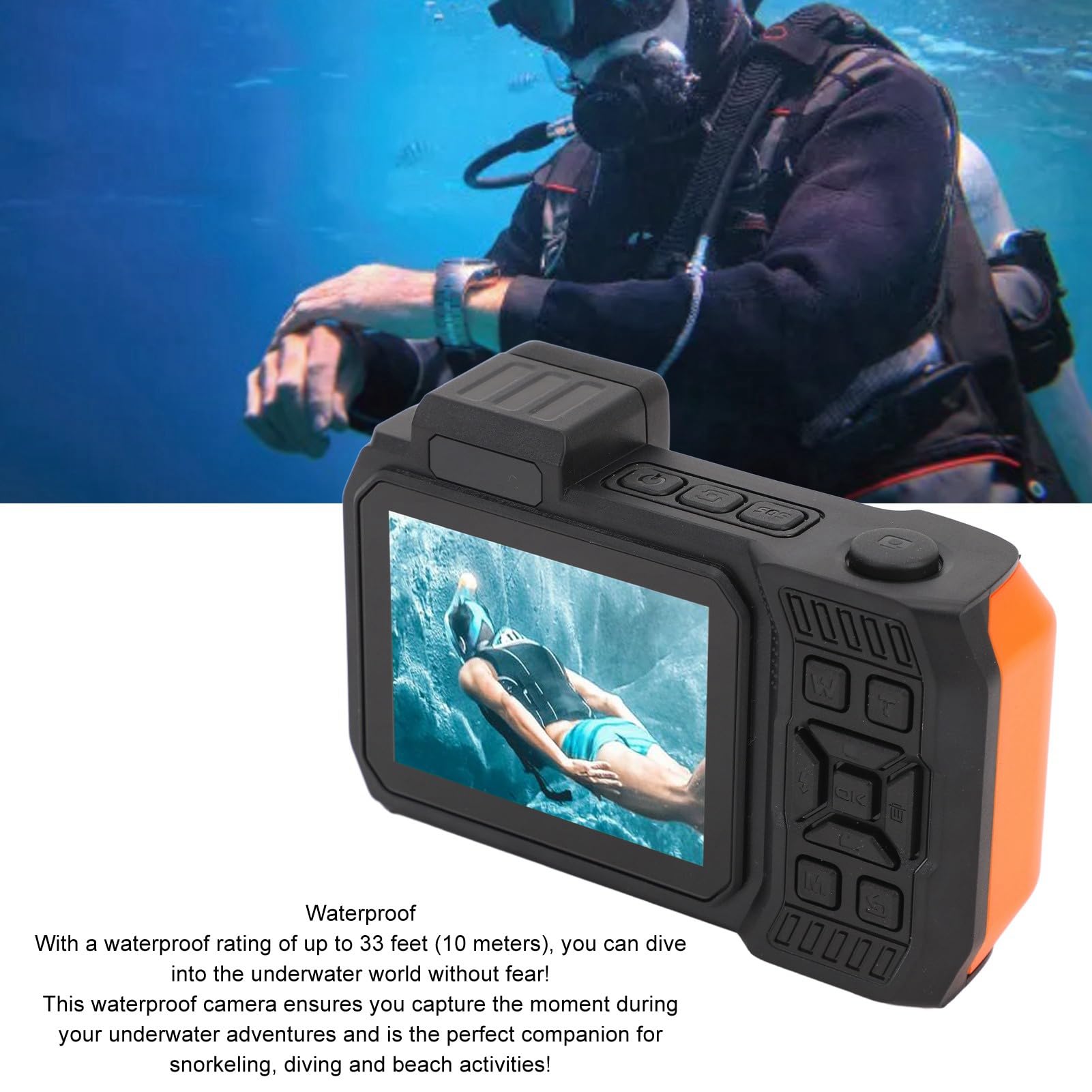 Caméra De Pêche Sous-marine Naroote – 1080P, écran 4,3″ 1500 Nits, Câble 30 M, Capteur 5MP, Grand Angle 195° – Pêche, Aquaculture