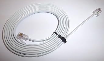 Fanatec 1m Black Flat Flexible Audio Cable for ClubSport Shifters, Pedals V3, CSL Elite Pedals, Wheel Bases