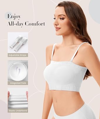 Wireless Strapless Bra
