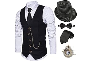 Timeless Dapper Men's Gatsby Set: Embody the Roaring Twenties with Style