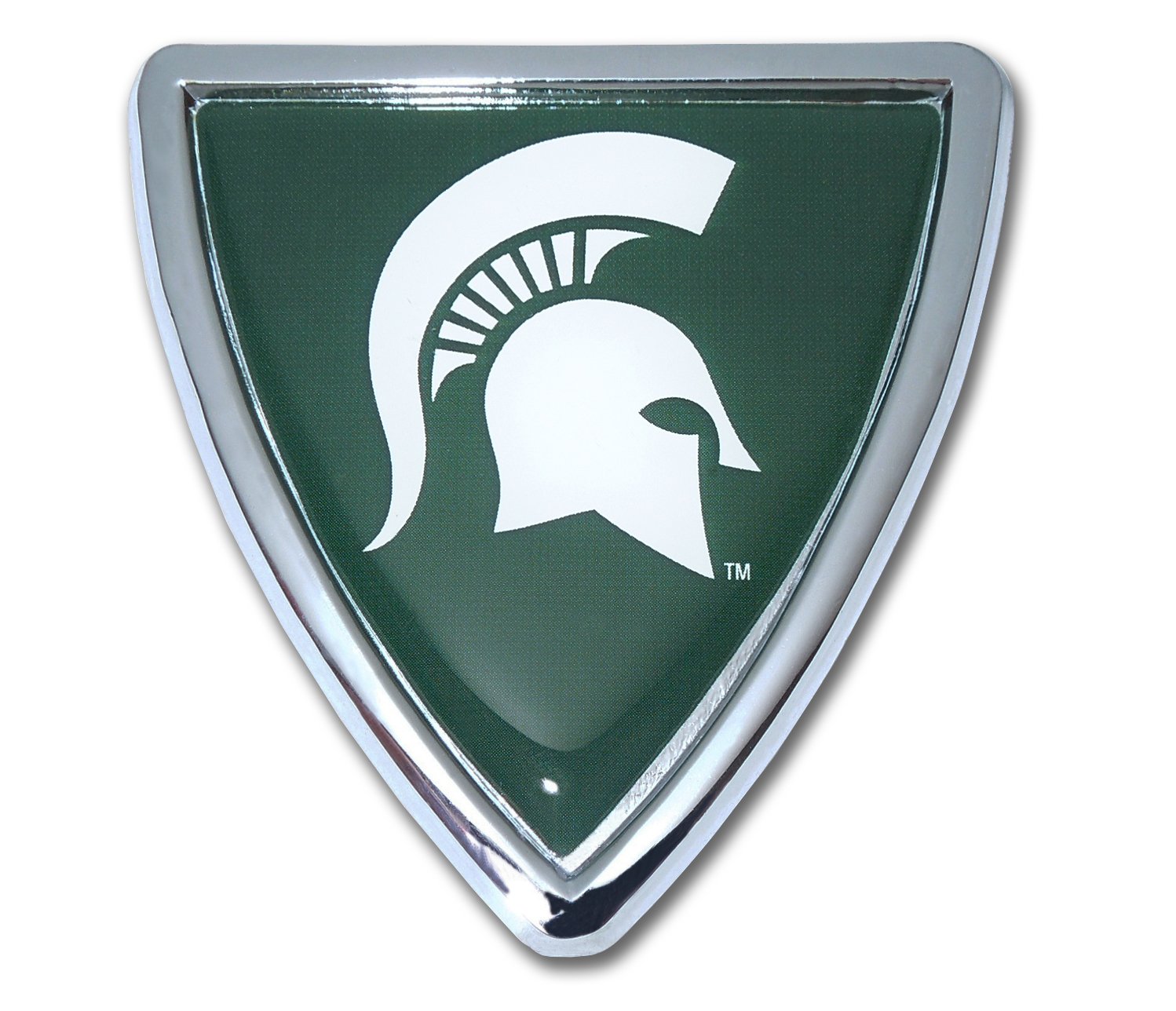 Elektroplate Michigan State University (Shield w/Color) Emblem