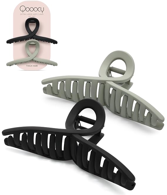 XXL Jumbo Triangle Claw Clips for Thick & Long Hair Strong Hold
