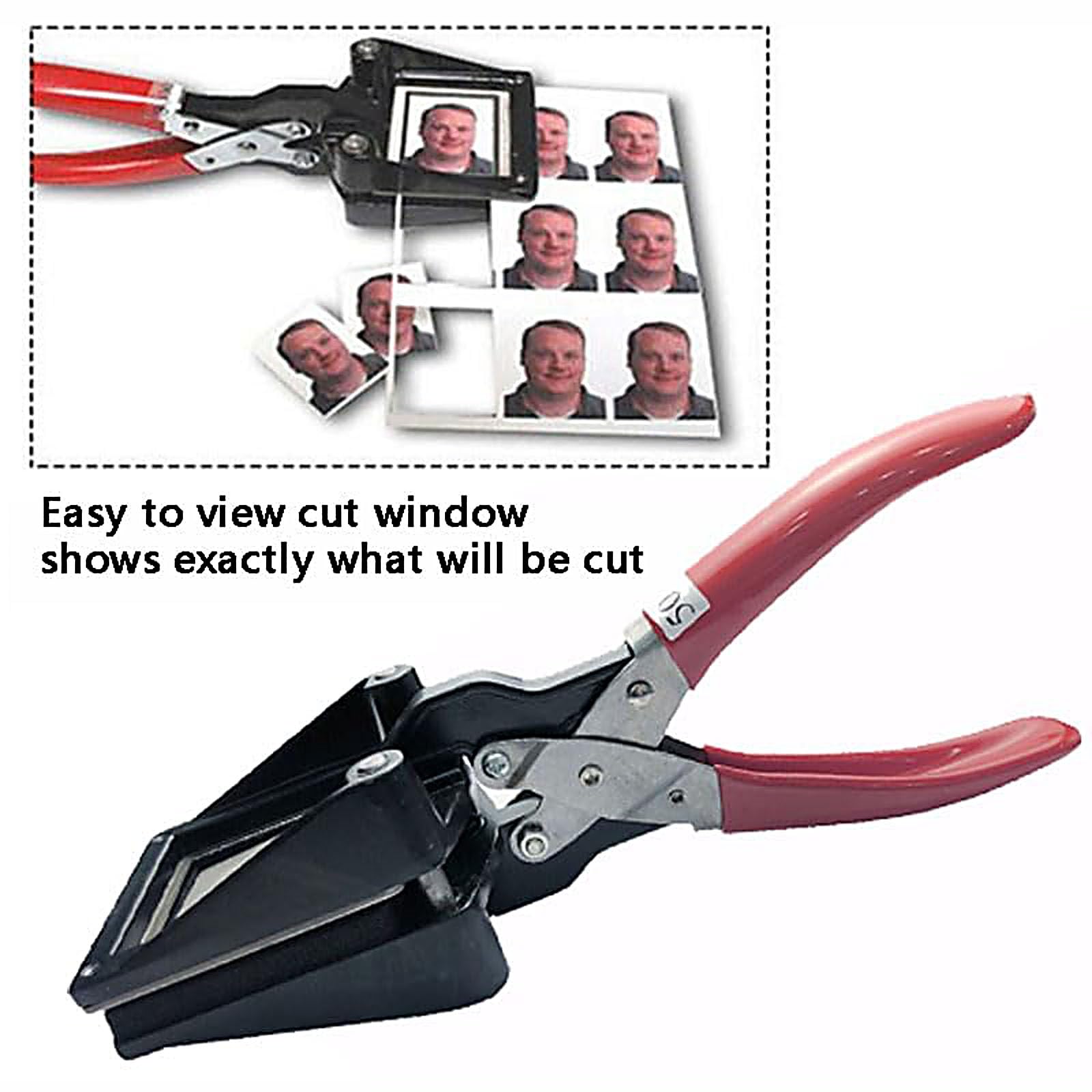 Precisions - Taglierina per foto in metallo, 32 x 25 mm, per fotografia professionale e taglio di documenti