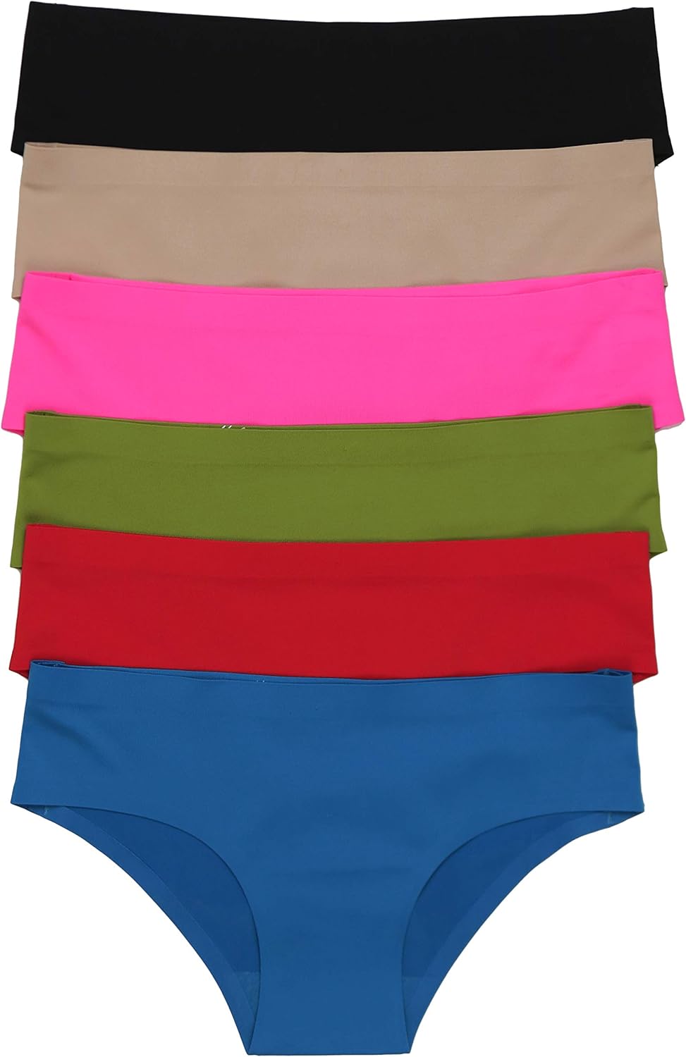 ToBeInStyle Junior Teenage Girls Young Adult No Show No Panty Line Laser Cut Underwear