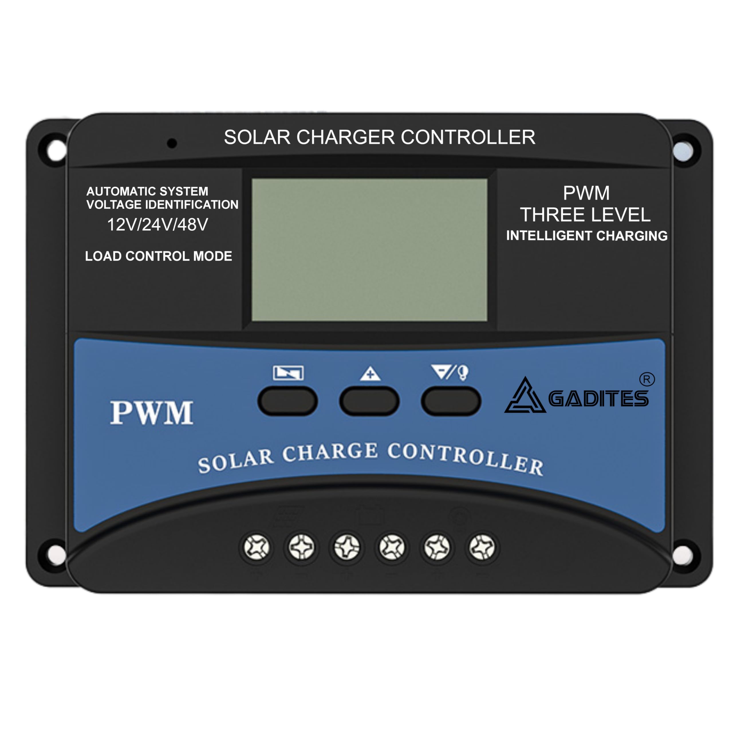 60A Solar Charge Controller PWM – Efficient and Reliable Solar Panel Regulator with LCD Display for 12V/24V/48V Systems (SOLAR CHARGER PWM 60 AMPS)